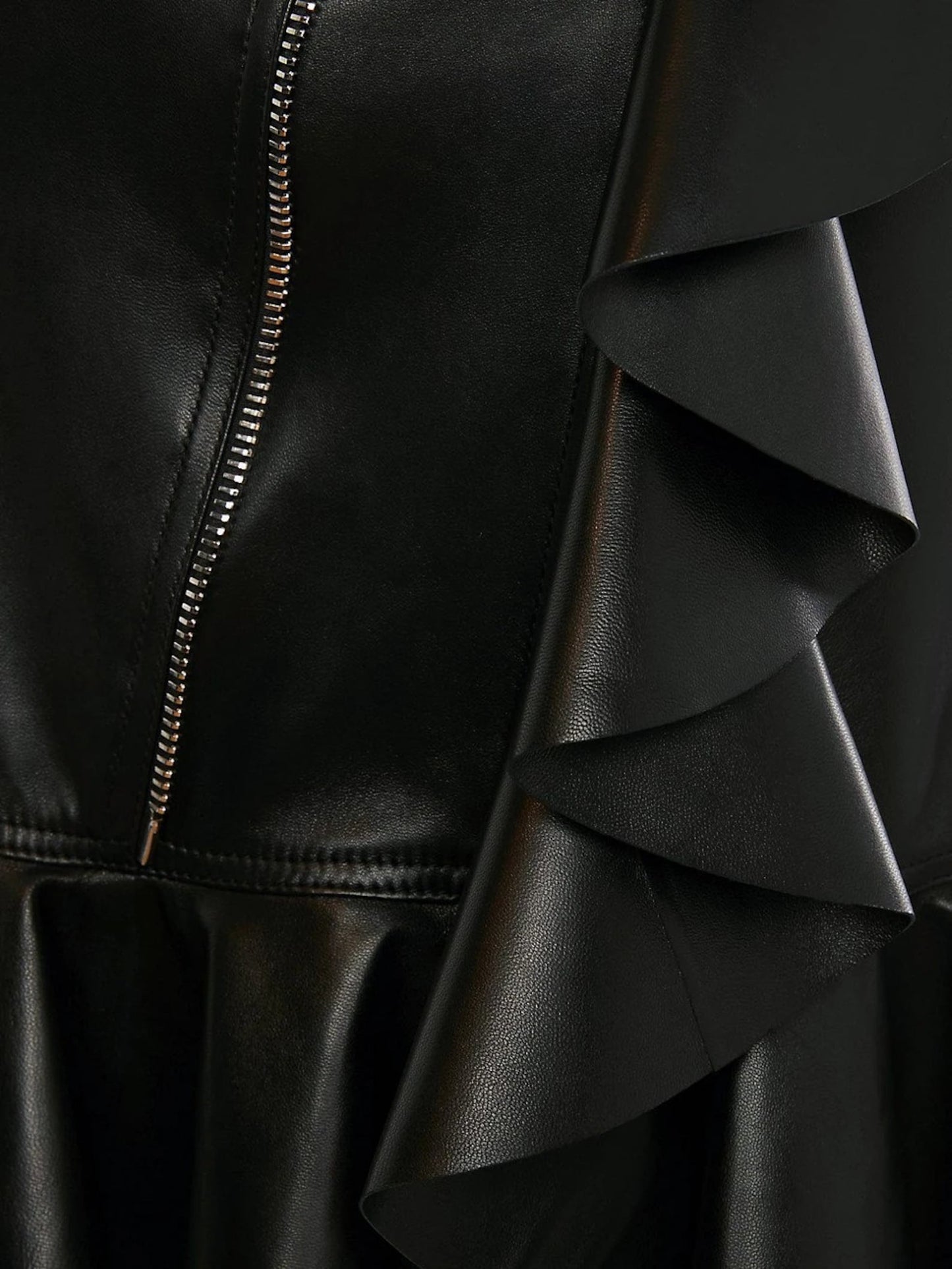 Handmade Genuine Leather Skirt Outfit