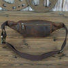 Men leather waist chest crossbody fanny bag