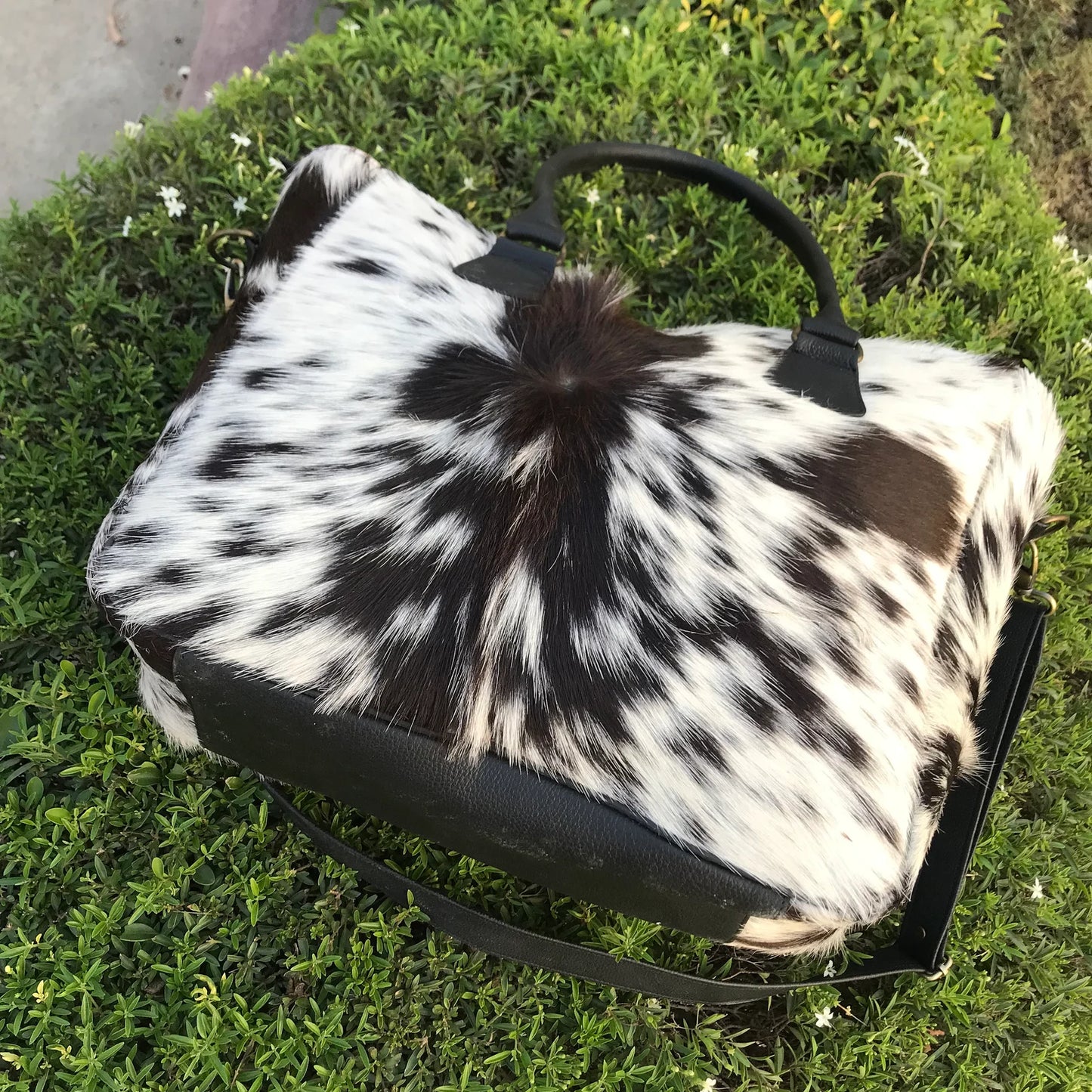 Cowhide Purse Shoulder Carry On