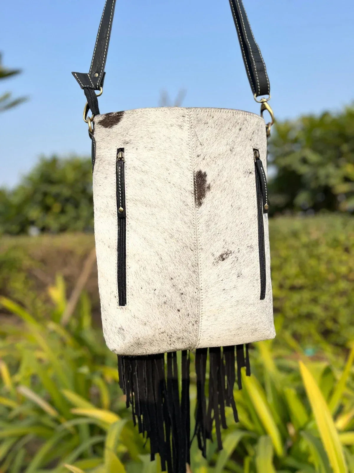 Western Crossbody Carved Tooled Leather Cowhide Handbag
