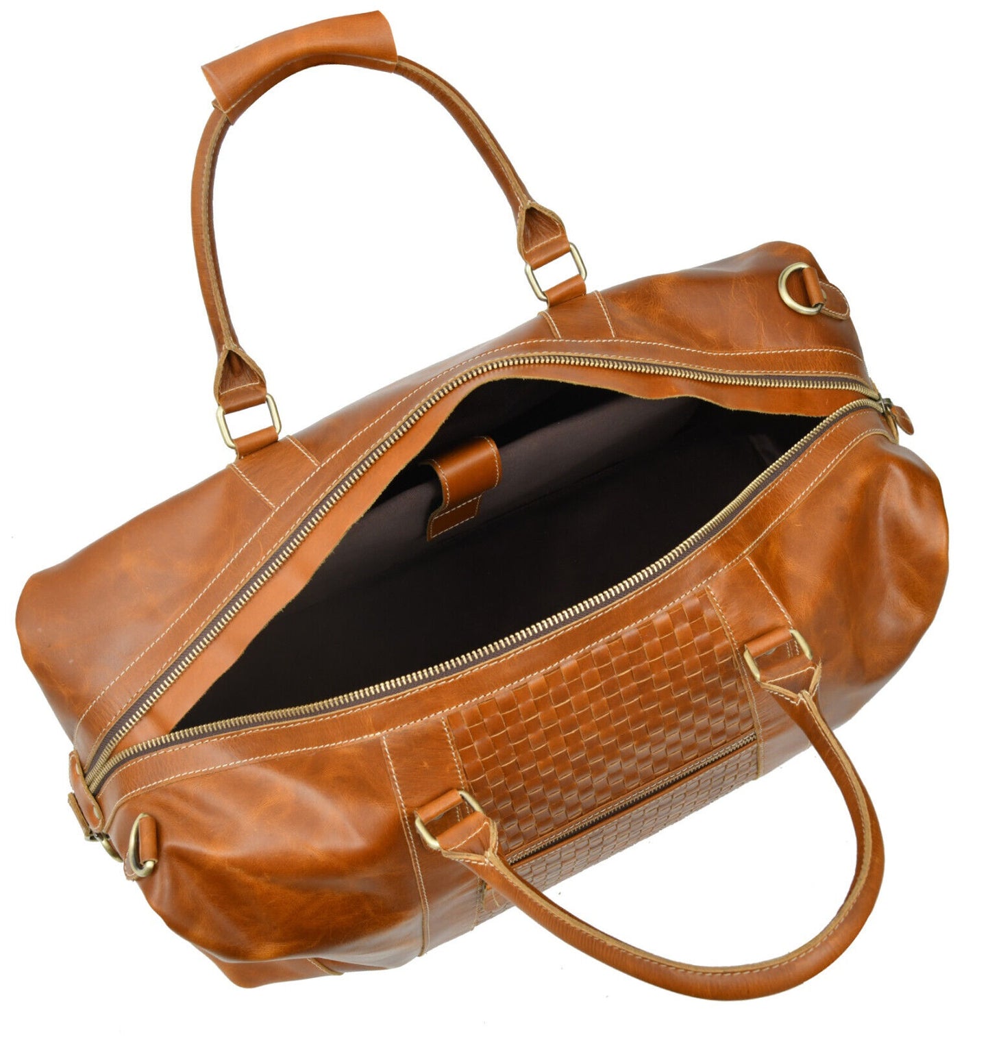 Large Genuine leather duffle bag