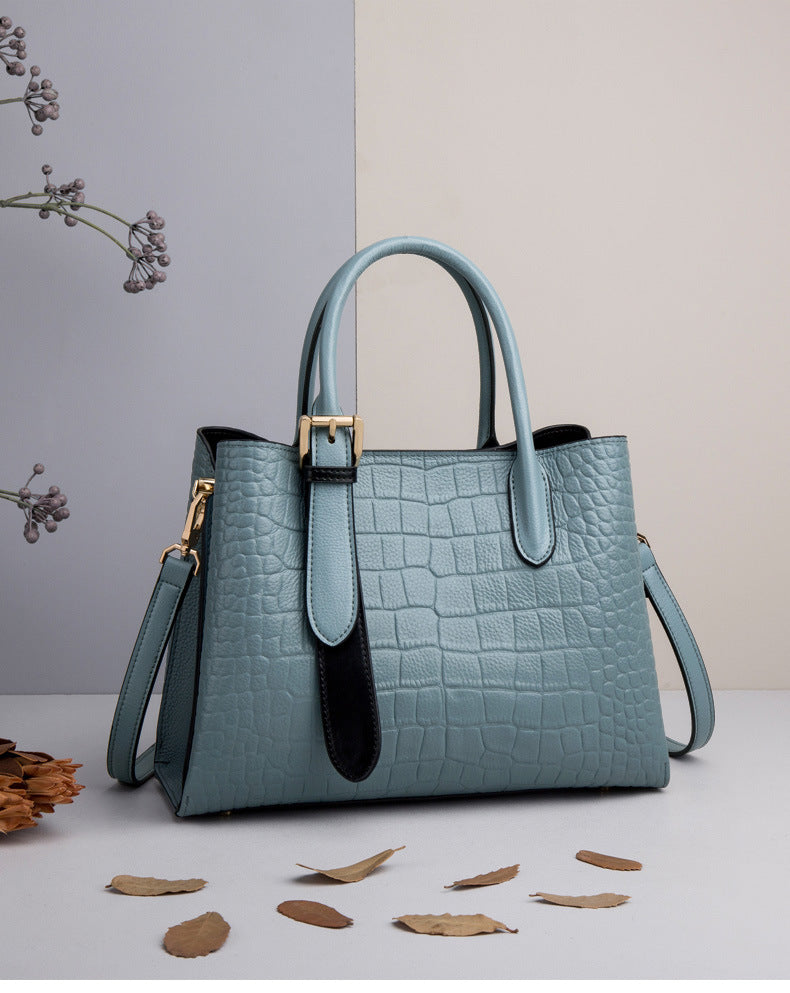 genuine leather shoulder handbags for women