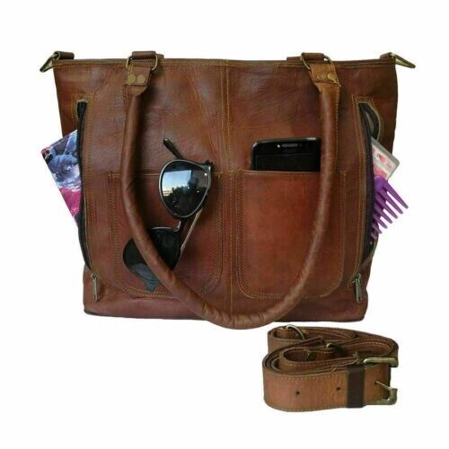 Western Style Leather Tote Bag