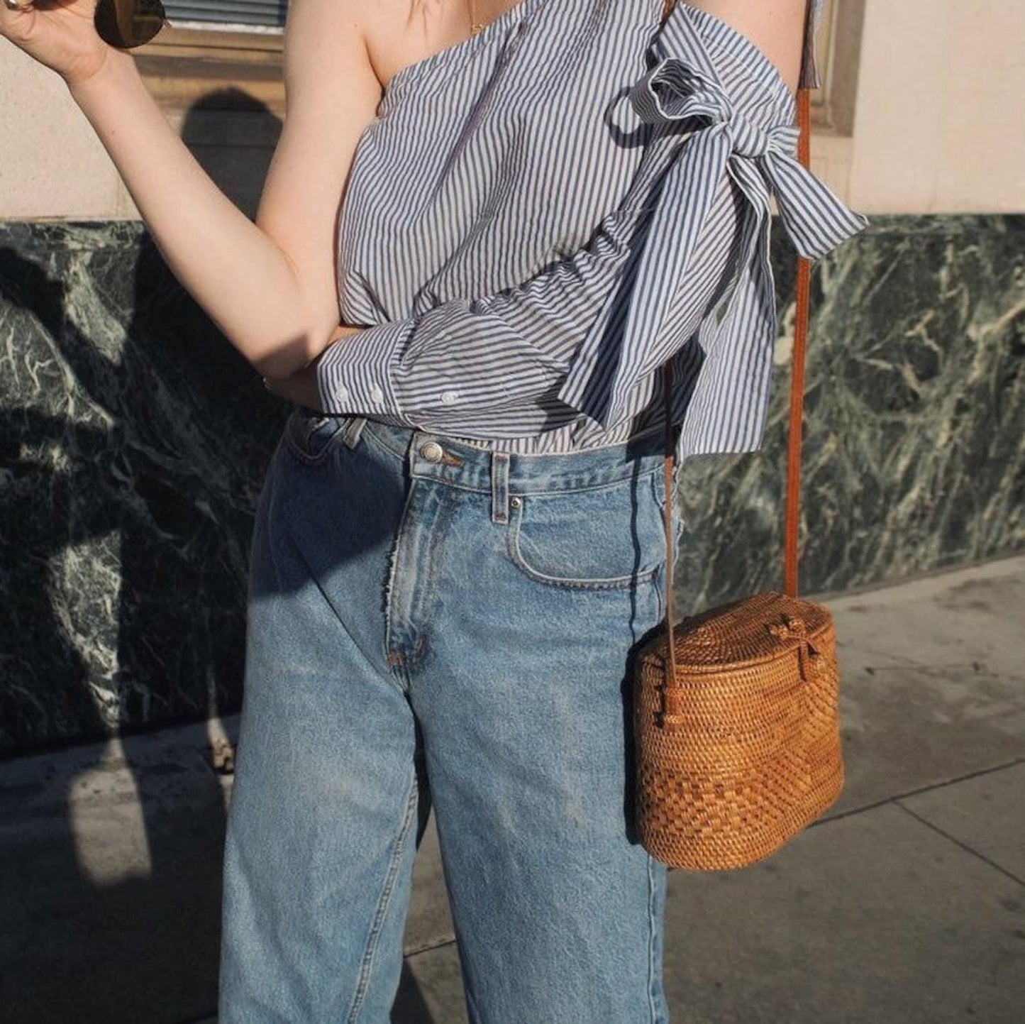 Real Rattan Crossbody handbags