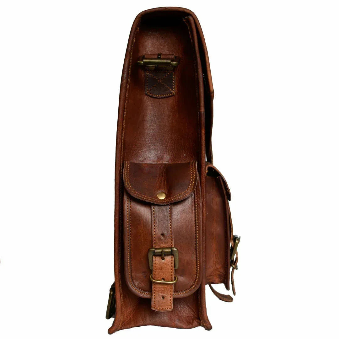 Genuine Leather Business Backpack