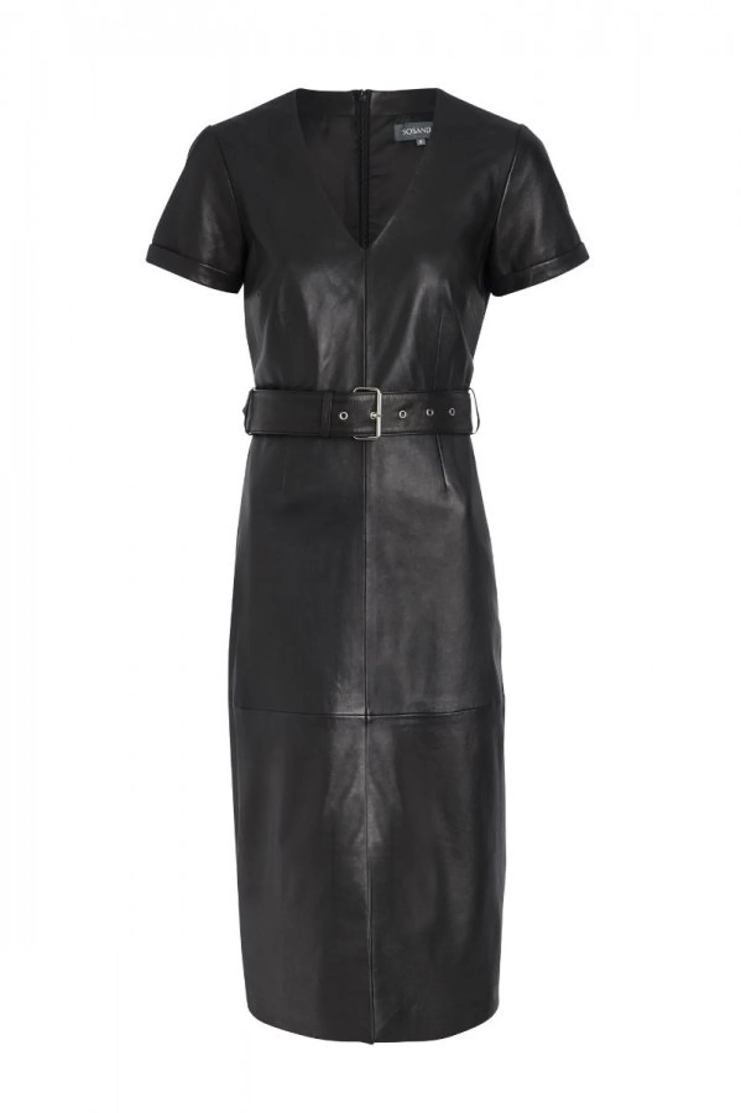 leather Short sleeve dress outfit