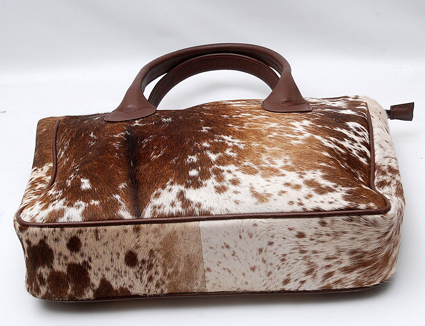 Exotic Speckled Cowhide Tote Bag