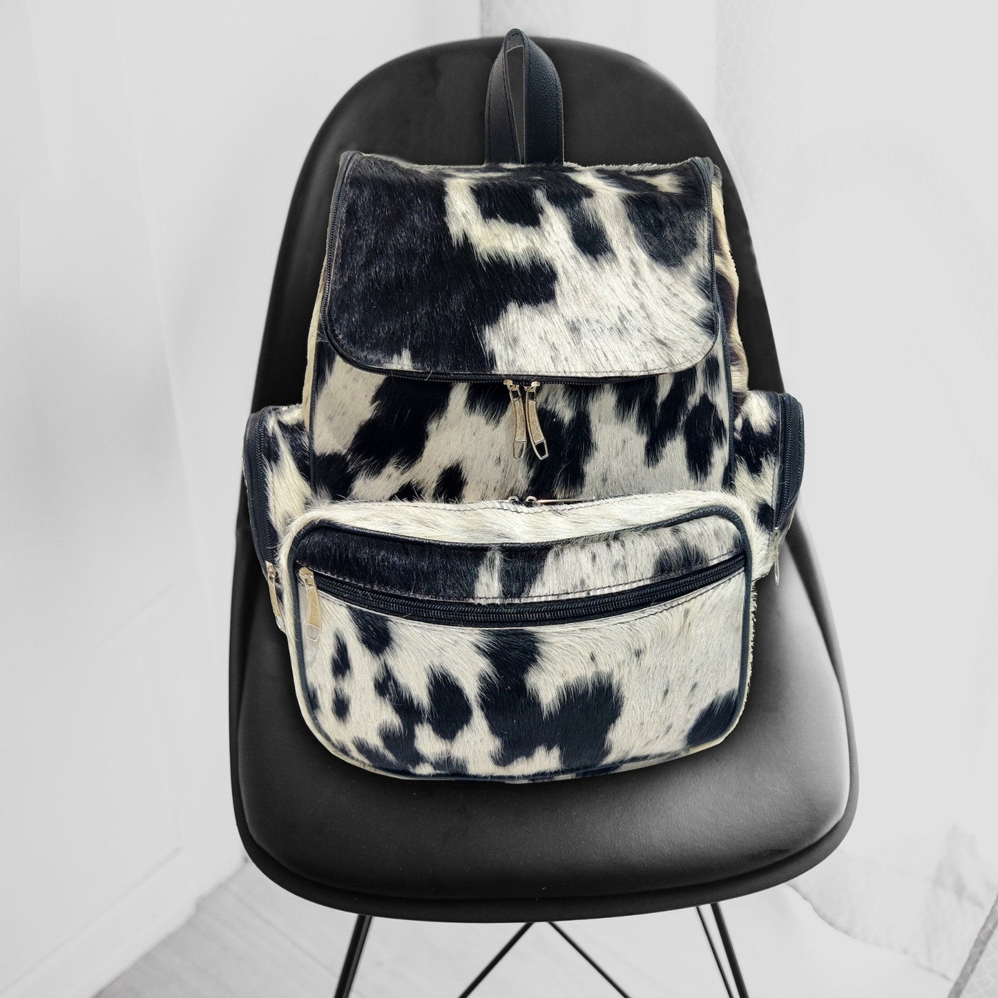 Cowhide Book Backpack