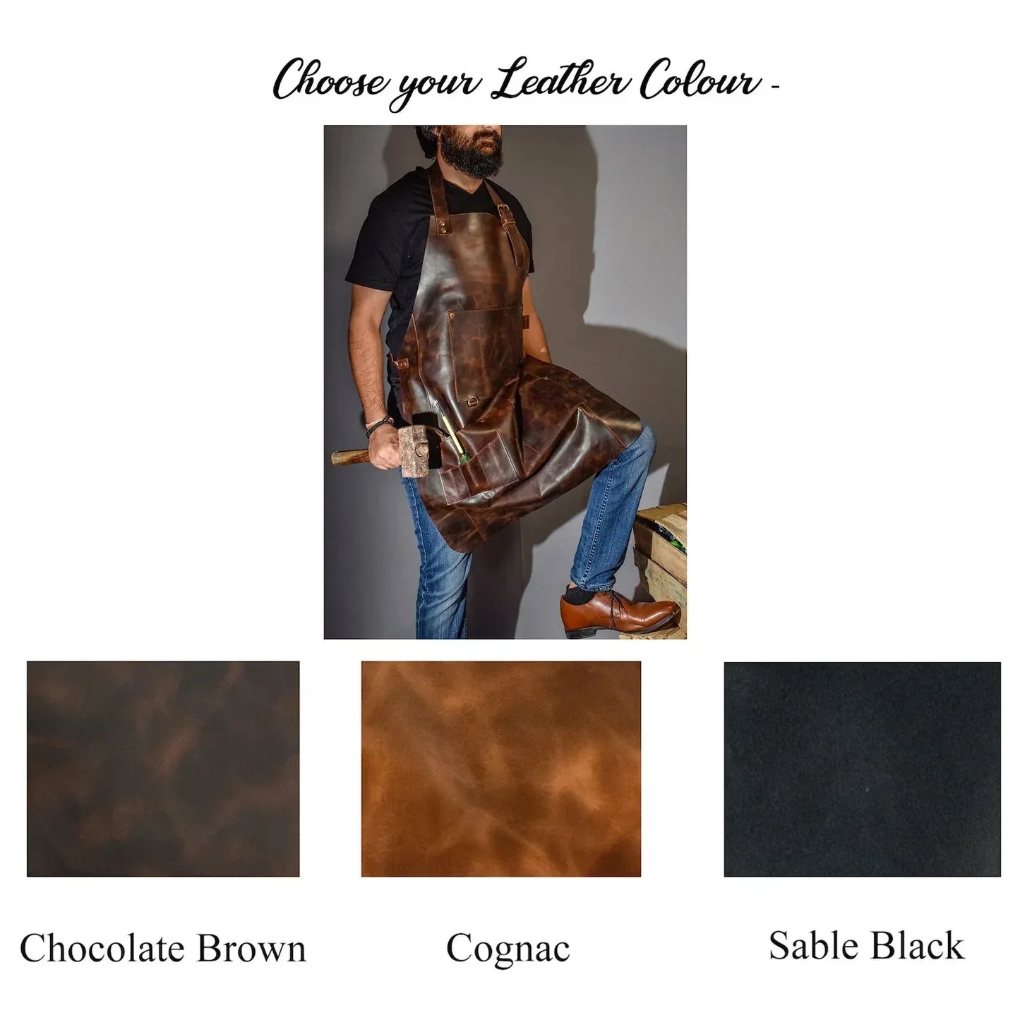Leather Apron For Men Blacksmith Woodworking