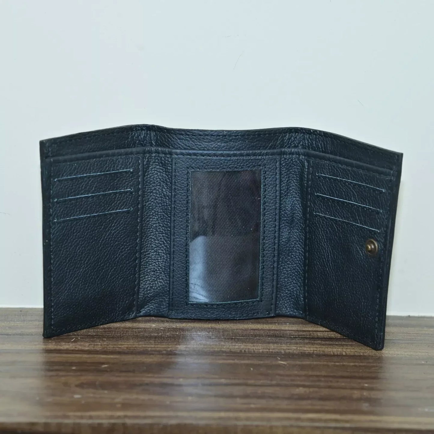 Western Cowboy Carved Tooled Leather Wallet for Men