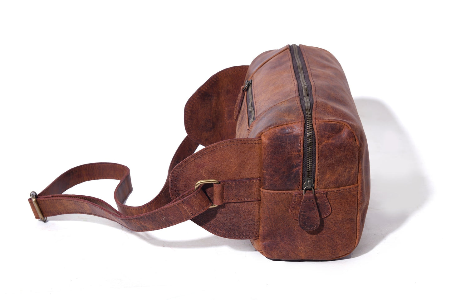 Handmade Leather Crossbody Sling Bag