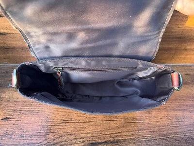 Western Tooled Leather Crossbody Cowhide Bag with Fringe