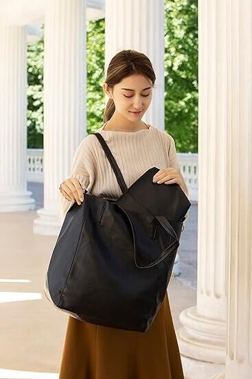 Genuine Leather Large Tote Bag