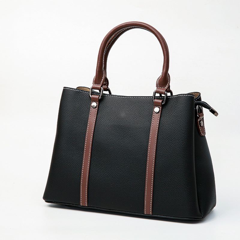 women leather cross over purse handbag