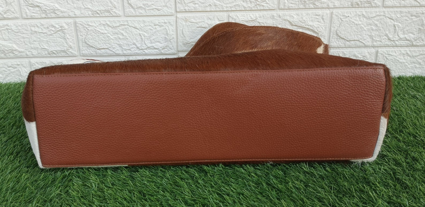 elegant cowhide bag