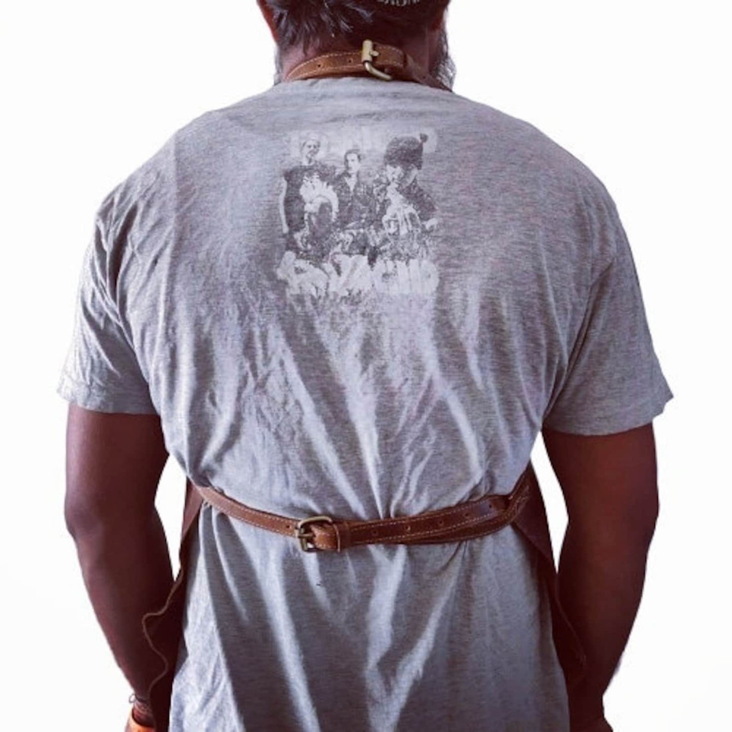Genuine Leather Work Apron for Blacksmiths and Butchers with Tool Pockets