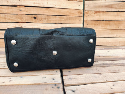 Western Leather Duffle Bag