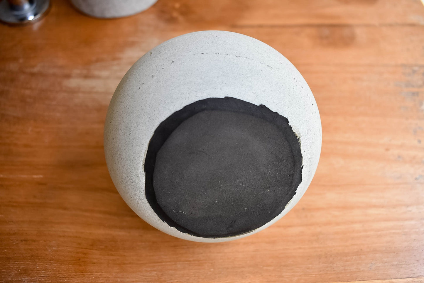 Natural Zeolite Stone Dispenser Oval Shade