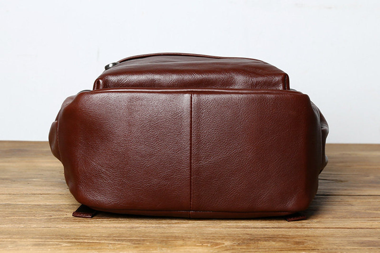 Retro Style Leather Backpack Rucksack