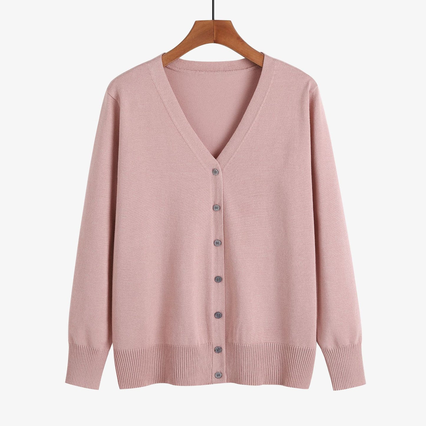 cotton v neck sweaters women long sleeve
