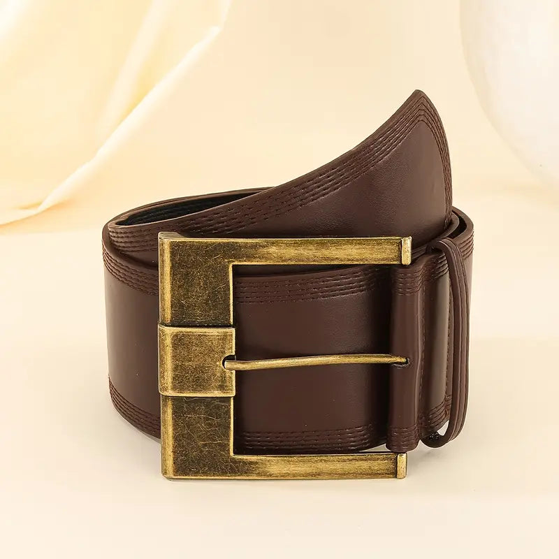 Genuine leather women leather waist belt