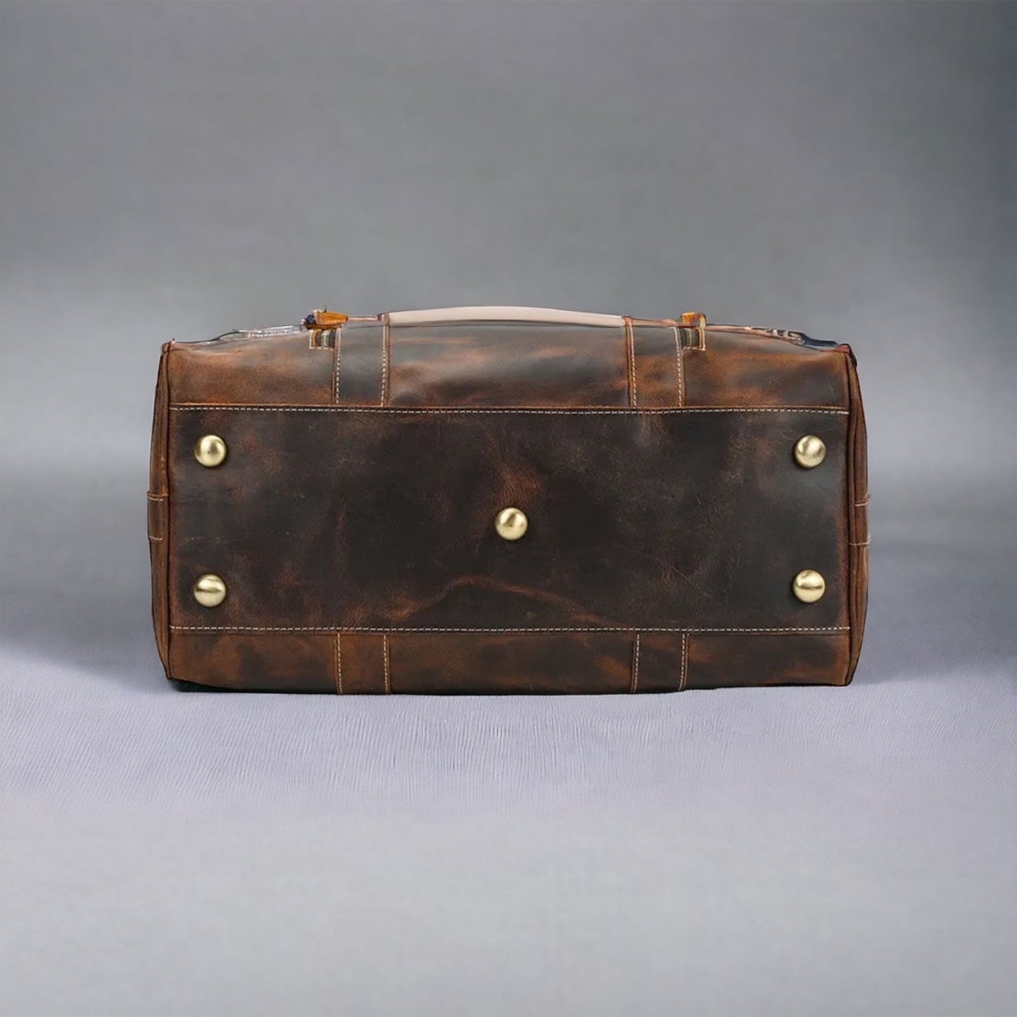 best cowhide leather duffle bag