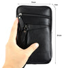 Leather phone pouch waist bag