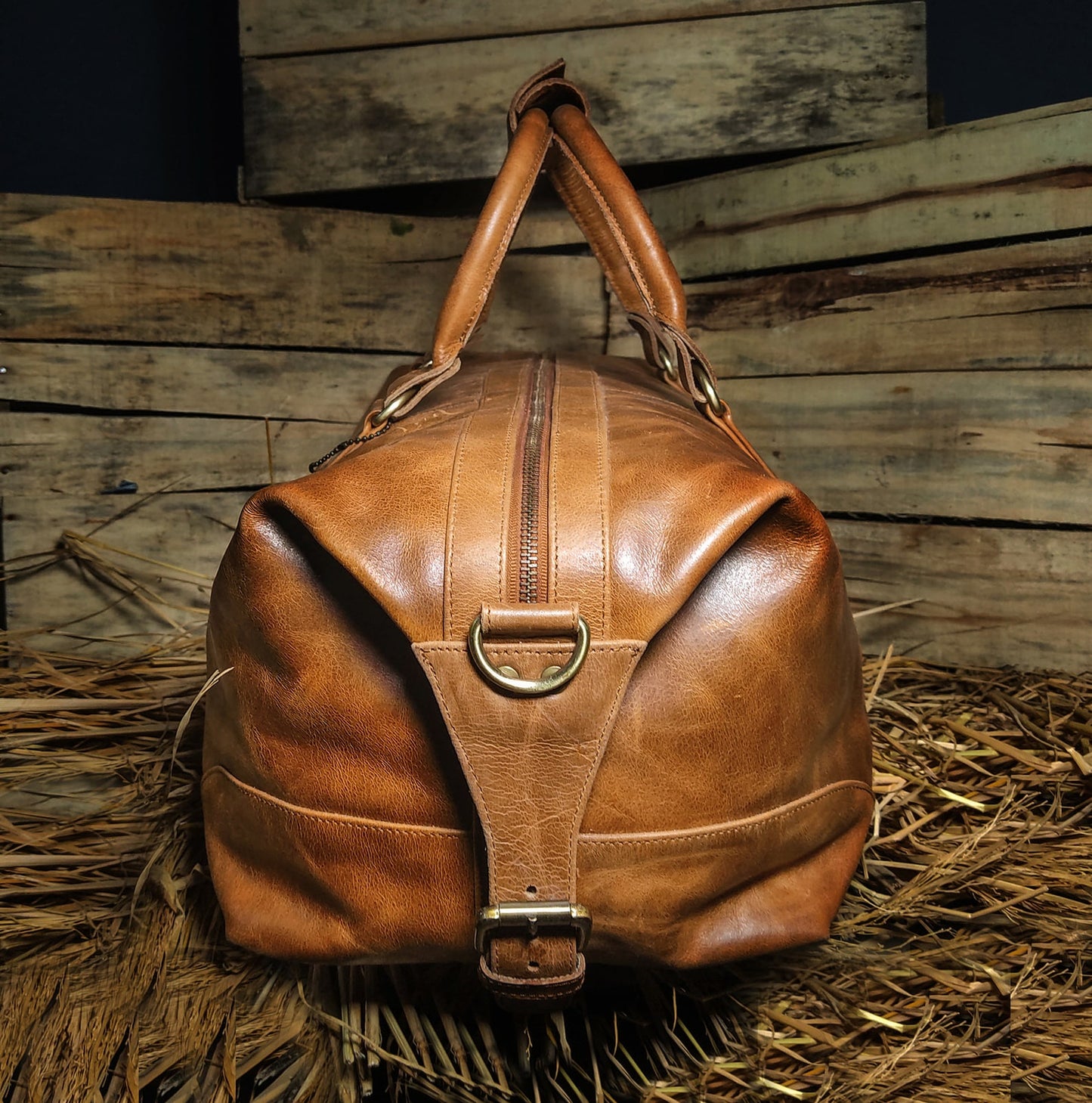 leather weekender bag duffel bag