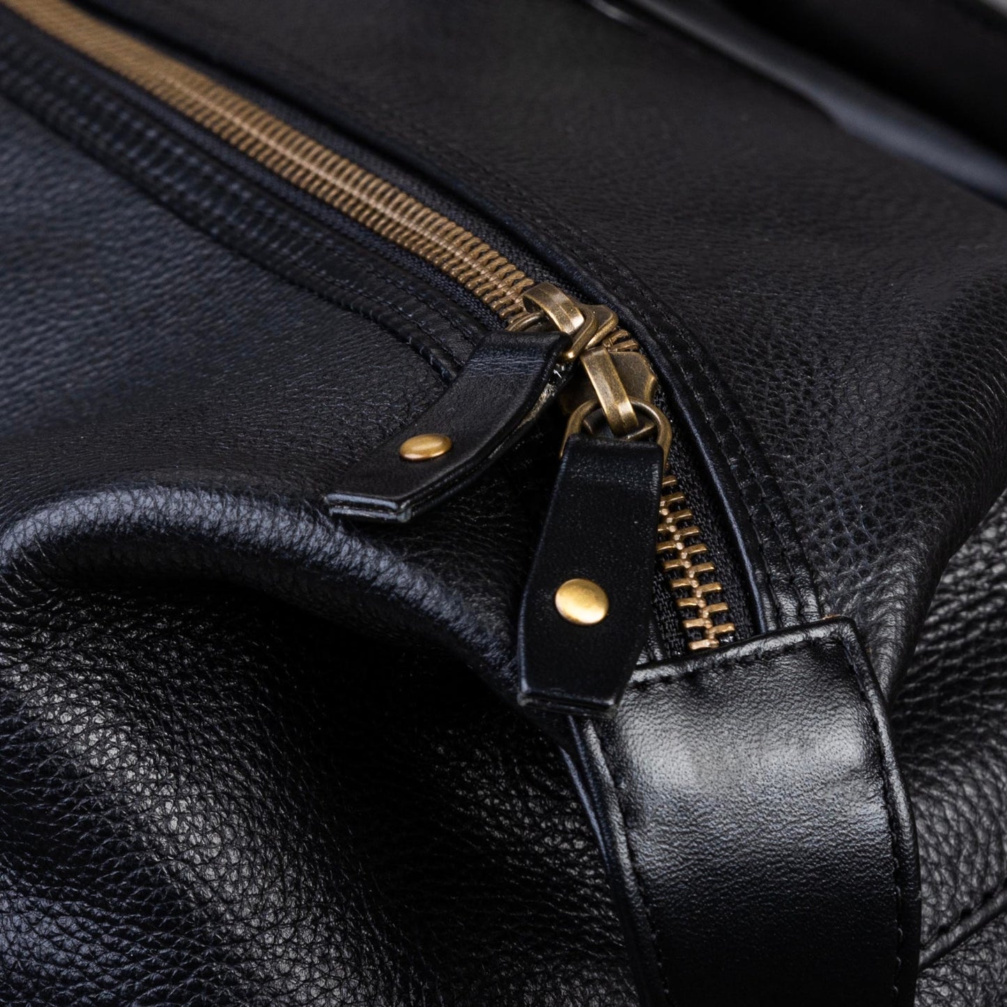 Large Real Leather Duffle Weekender Bag
