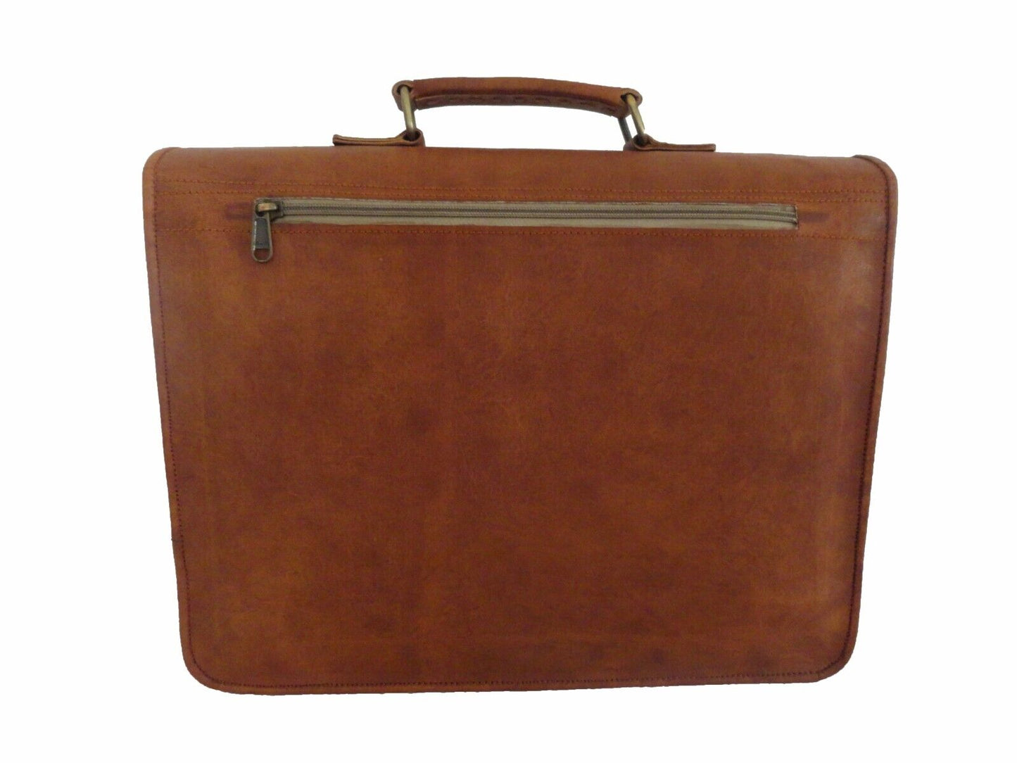 Vintage Leather Satchel Messenger Bag