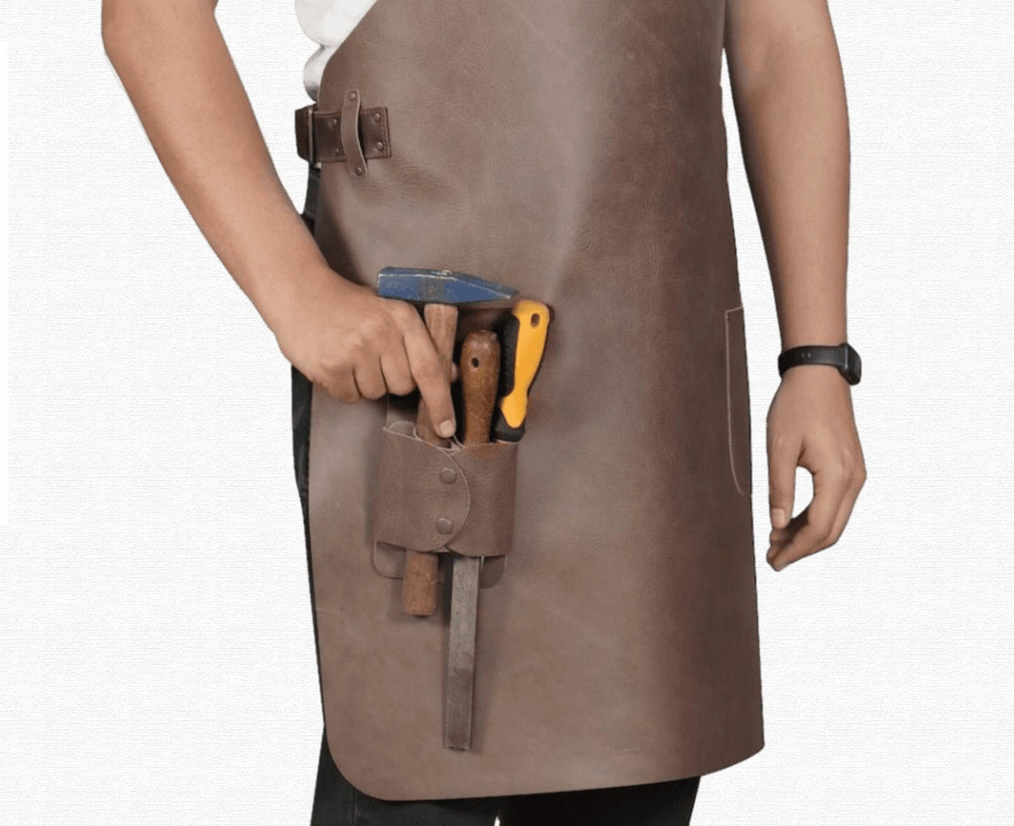 Handmade Unisex woodworking Leather Apron