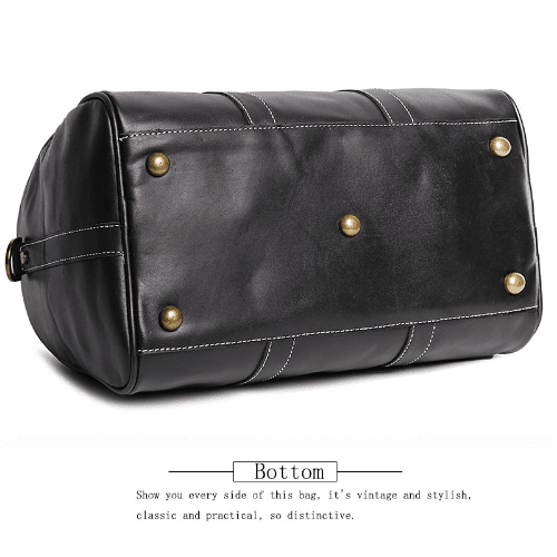 Vintage Men’s Leather Duffel Bag Business & Travel Bag