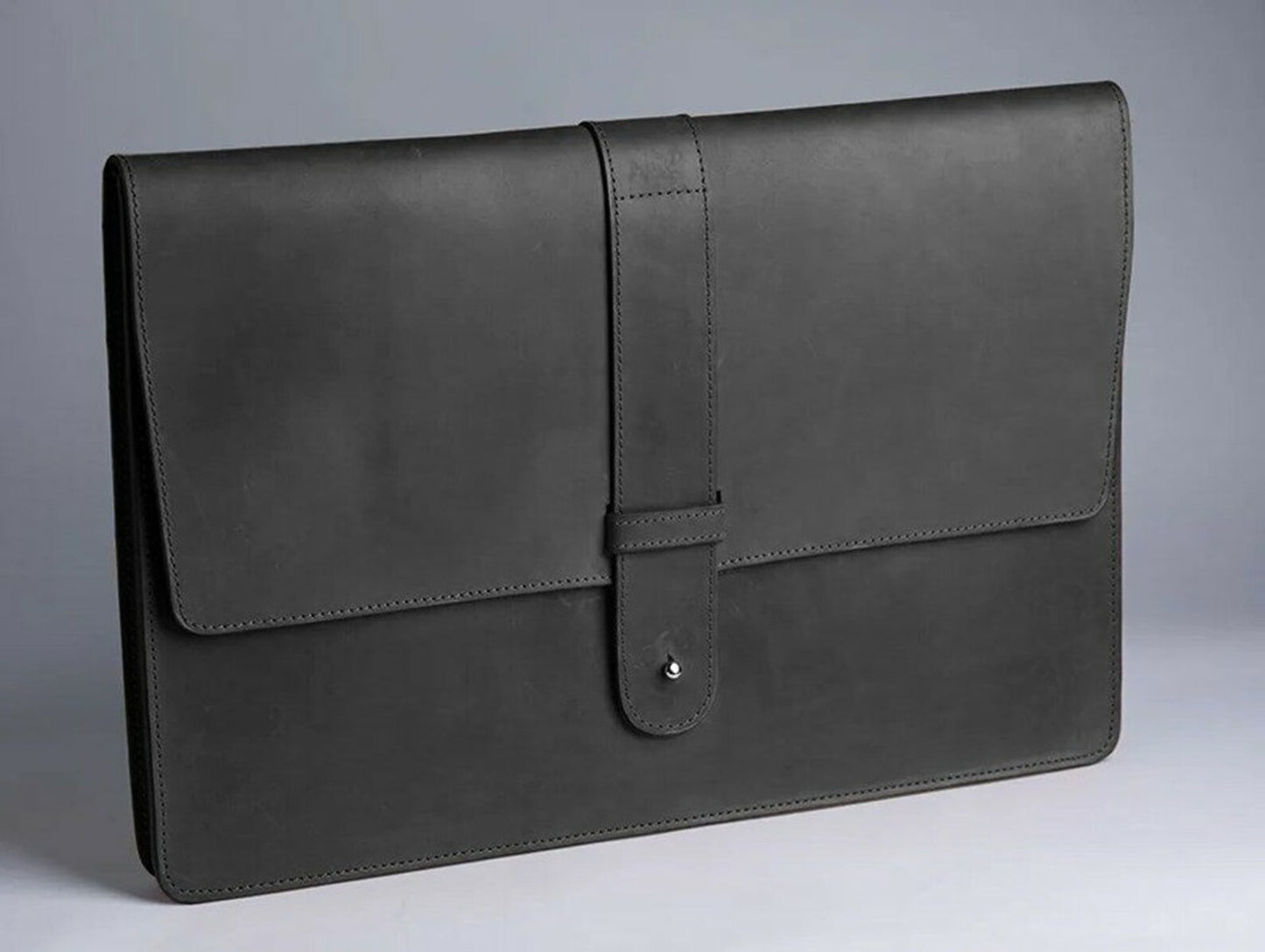Real Genuine Leather Envelope Case Cover For Laptop