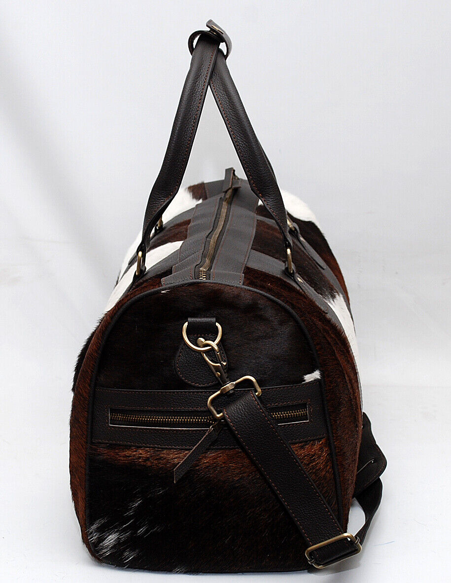 weekender duffle bag cowhide