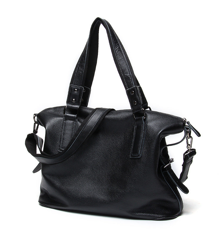 Genuine Leather Men’s Messenger Shoulder Bag Large