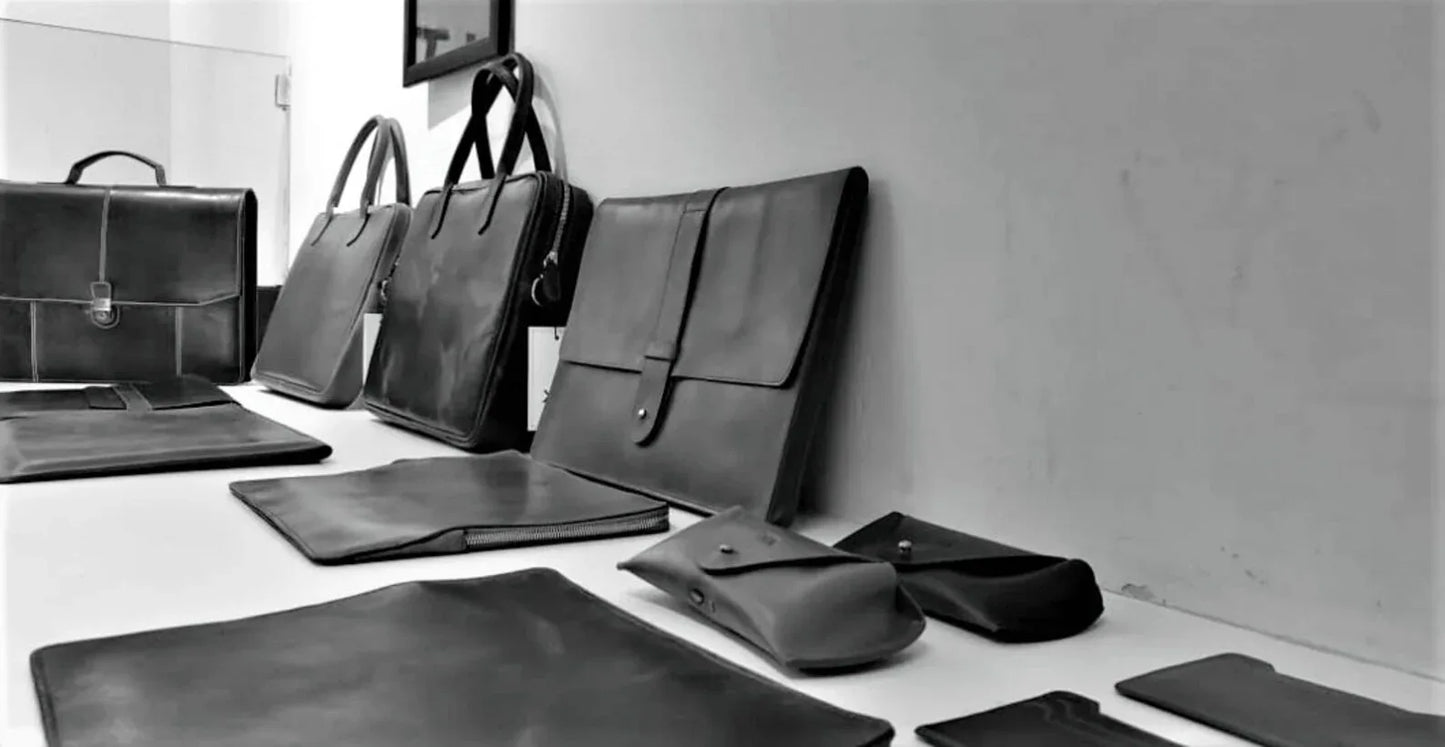 Real Genuine Leather Envelope Case Cover For Laptop