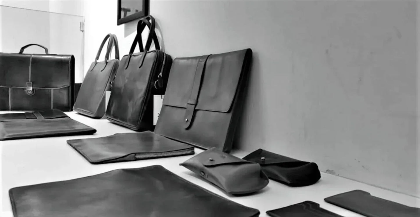 Real Genuine Leather Envelope Case Cover For Laptop