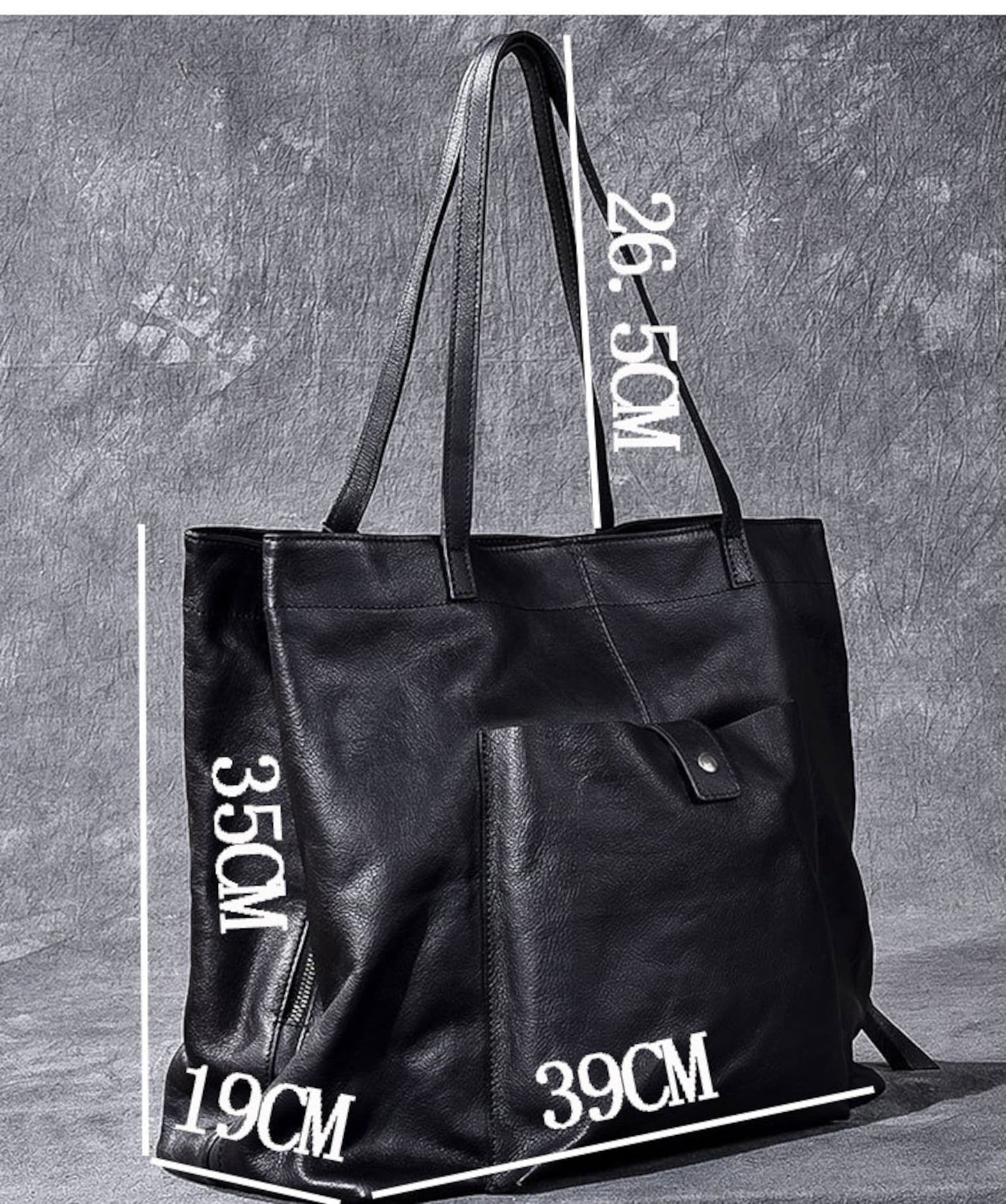 Leather Tote Work and Travel Bag