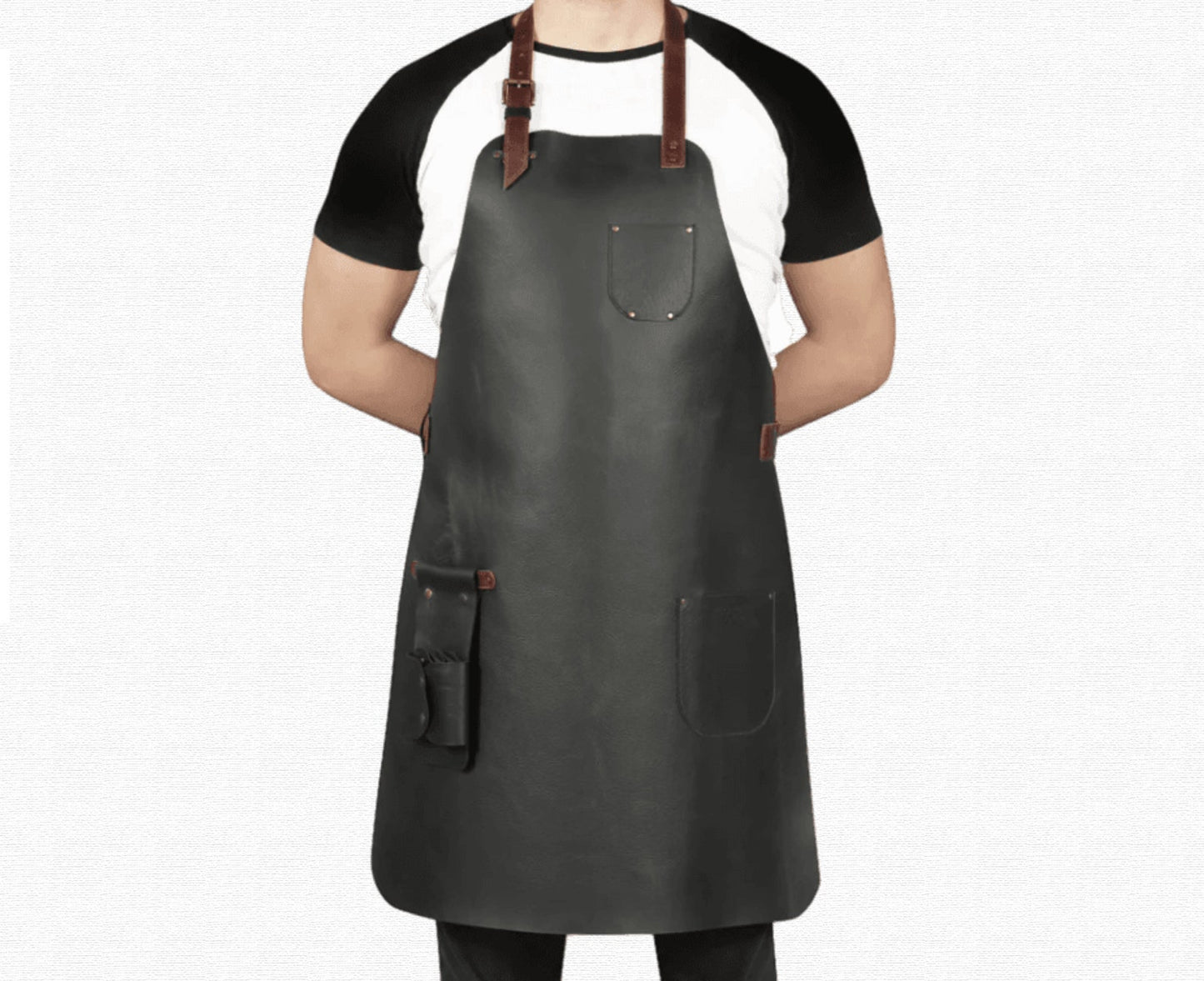 Handmade Unisex woodworking Leather Apron