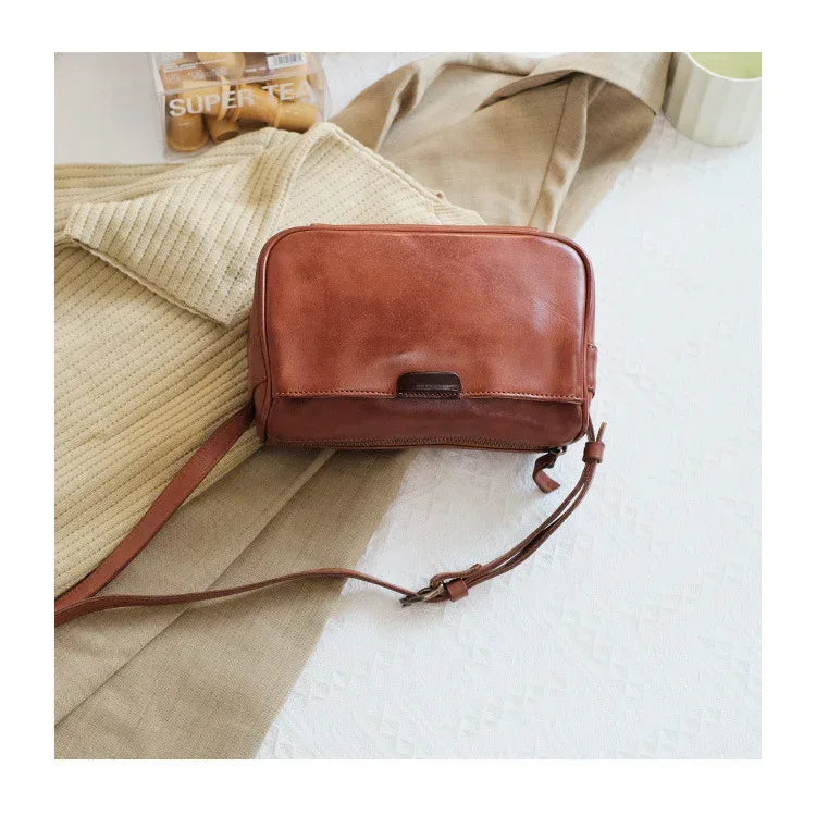 women leather pillow bag crossbody purse