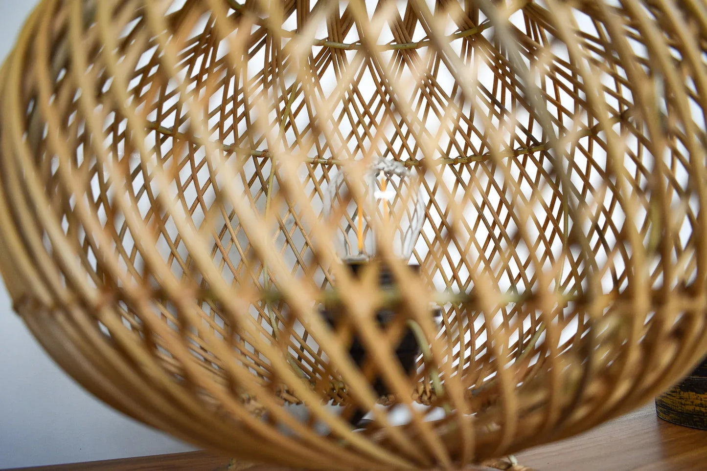 Handmade Rattan Table Lamp Shade