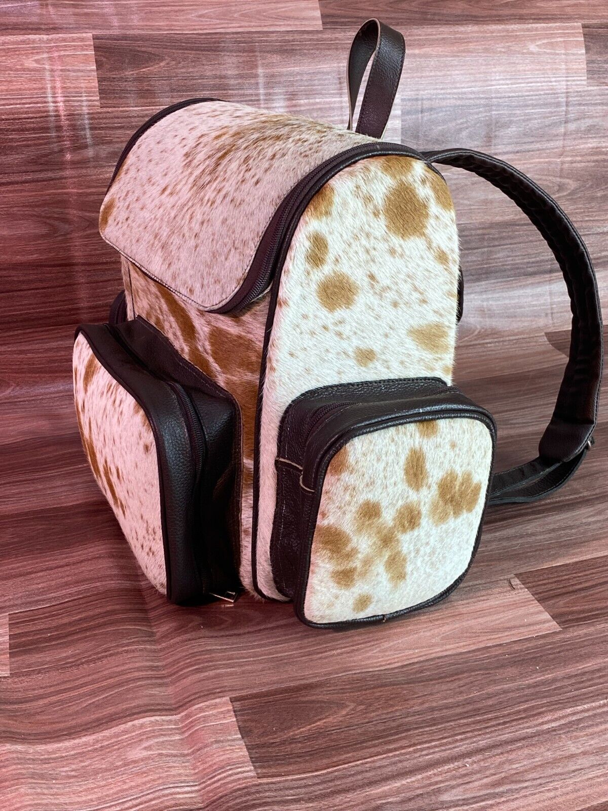 Large Hair On Cowhide Backpack