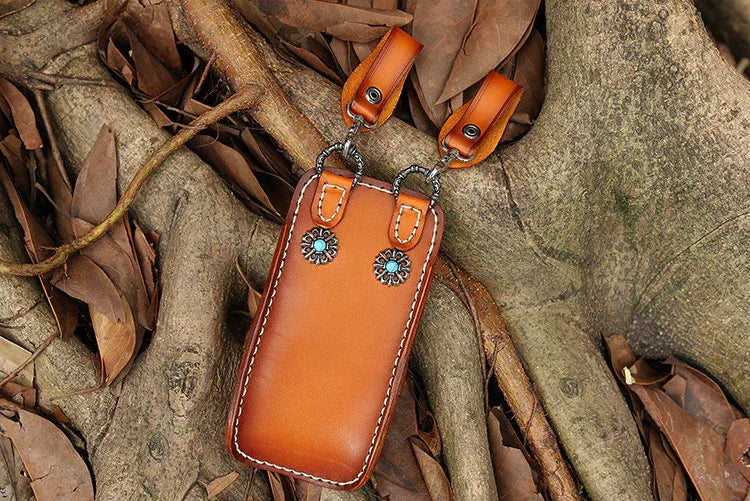 Genuine Leather Waist Bag for Hairdressers