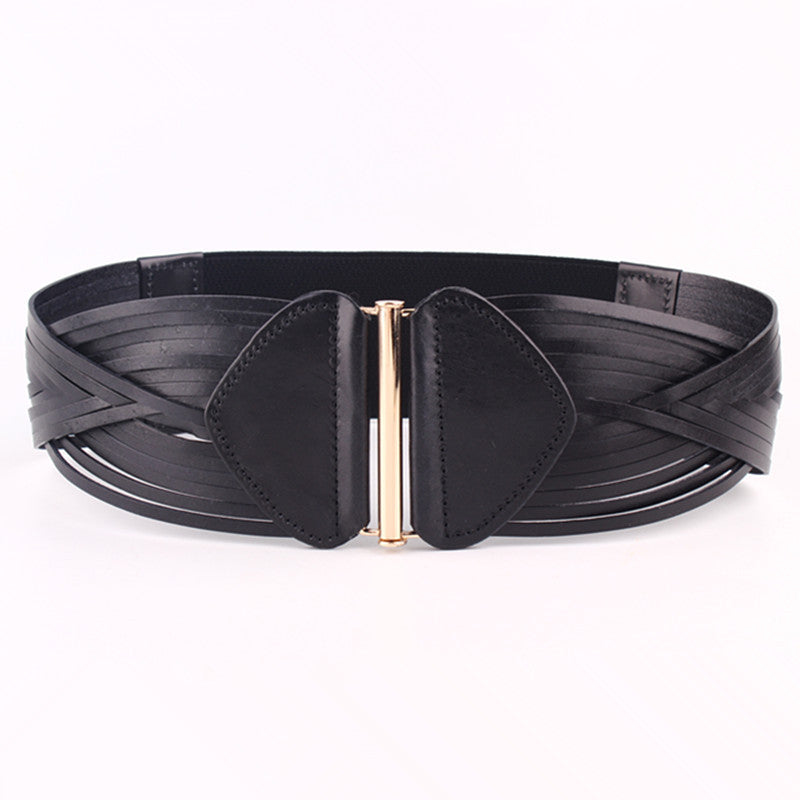 wide leather waist belts for women