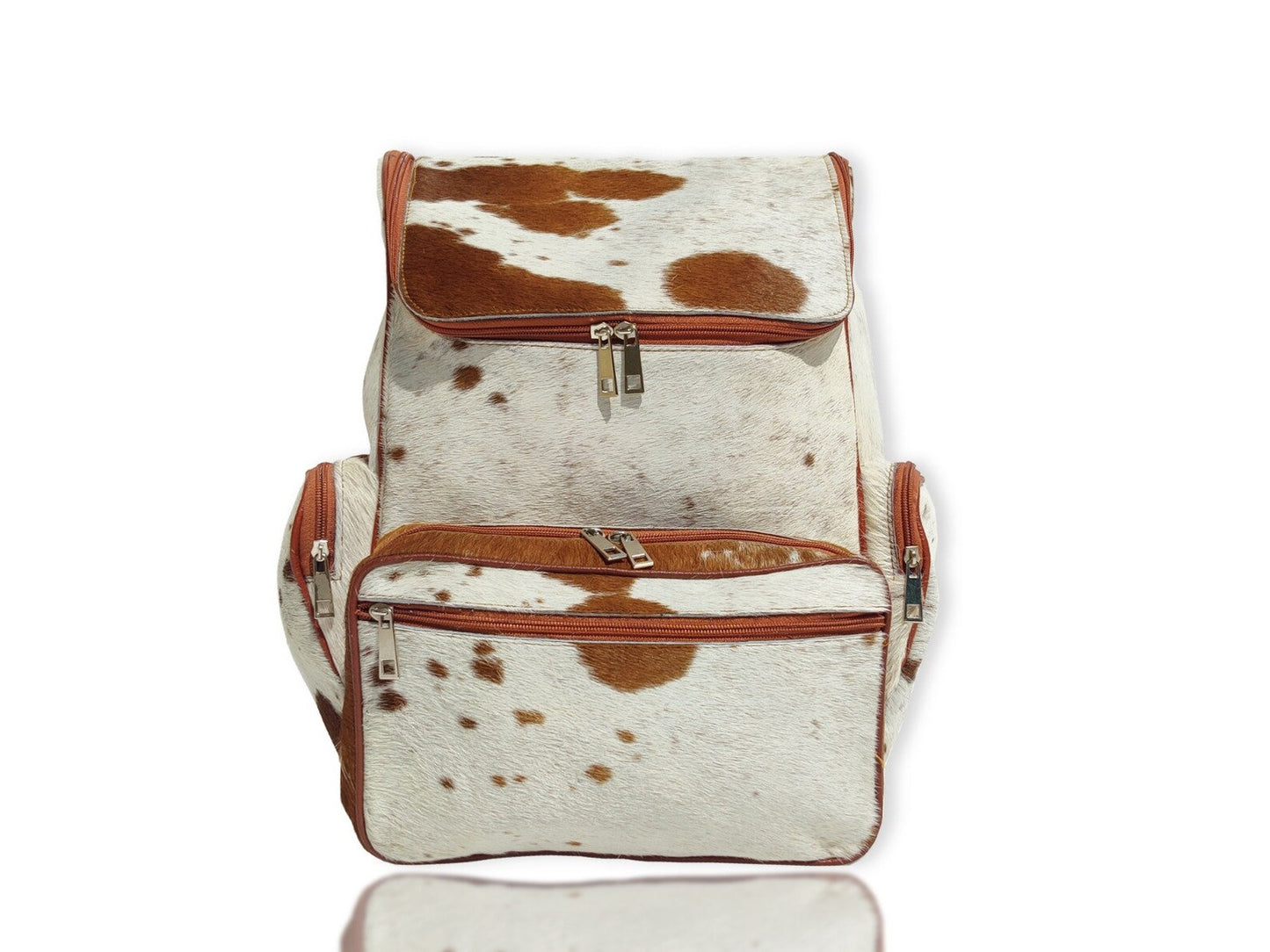 Cowhide Book Backpack