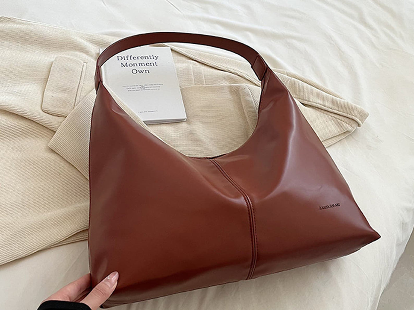 shoulder bag leather black