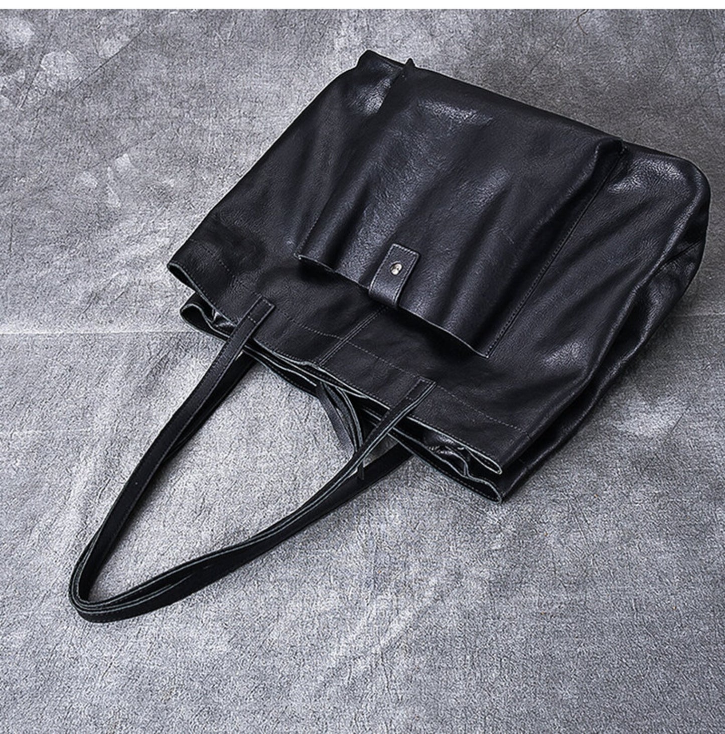 Leather Tote Work and Travel Bag