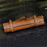 Leather Chef Knife roll Holder Case