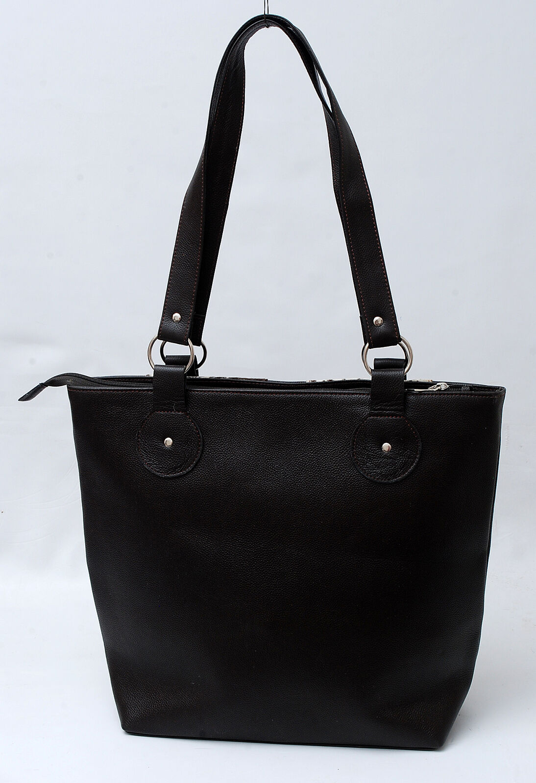 Cowhide Tote Bag with Hair On Hide