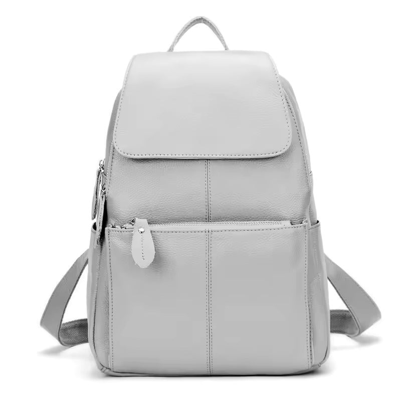 Genuine Leather Women Backpack